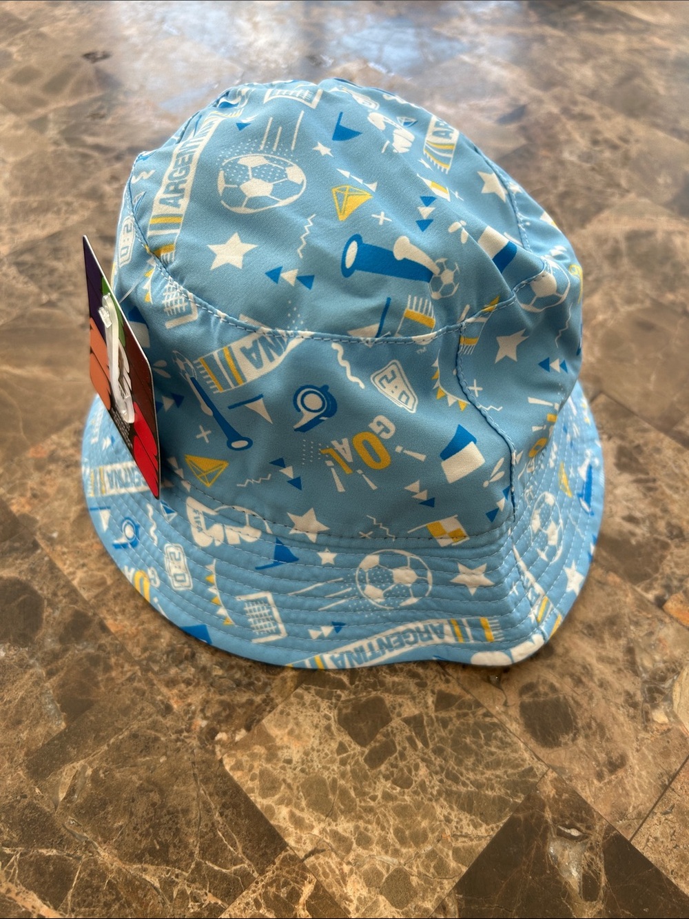 NWT 🆕 FIFA Official Argentina Kids Soccer Bucket Hat - 2-5 years